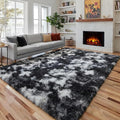 PAGISOFE Black White Grey Area Rugs by PAGISOFE
