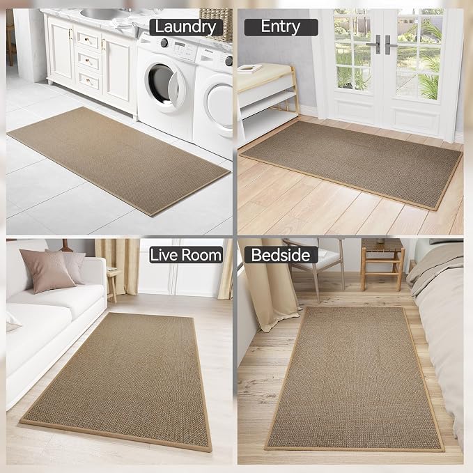 SUMLANS Kitchen Mat, Rubber Backing Cushioned Non Slip Kitchen Rugs - Image 5