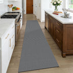 KOZYFLY Cotton Runners Rugs for Hallway 2.5'x10', Washable Runner Rug, Woven - Image 2
