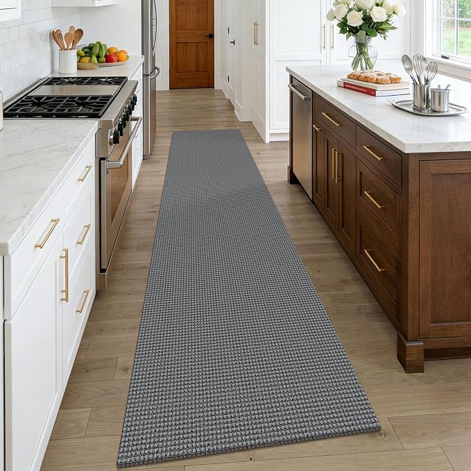 KOZYFLY Cotton Runners Rugs for Hallway 2.5'x10', Washable Runner Rug, Woven - Image 2