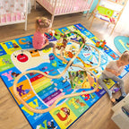 Kids Rugs for Playroom Bedroom Classroom Nursery, Non-Slip and Washable Rugs - Image 7