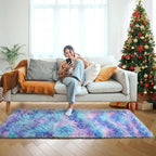 ONASAR Rainbow Runner Rugs for Bedroom Living Room, Fluffy 2x6 Bedside Hallway - Image 8