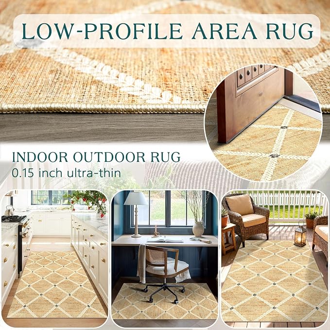 Woven-Look 3x5 Entryway Rug - Image 6