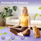 Extra Large Yoga Mat – 72"x48" or 78"x57", 1/4"–1/2" Thick Mat - Image 4