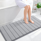 OLANLY Memory Foam Long Bathroom Rugs Runner 47x24, Super Soft Absorbent Bath by OLANLY