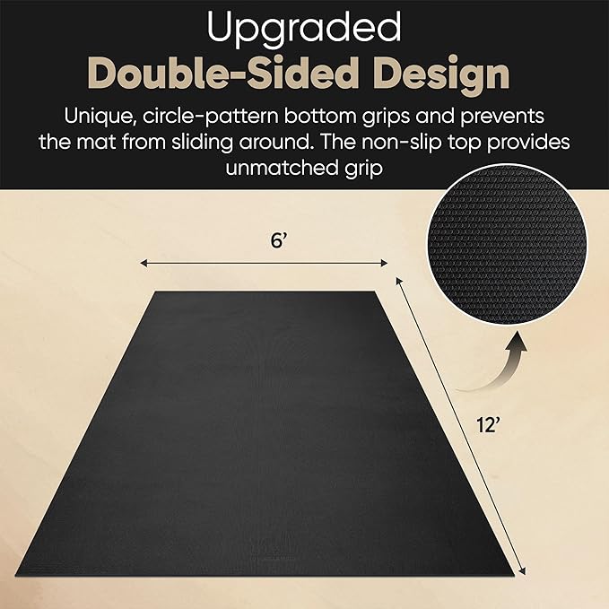 Gorilla Mats Large Yoga Mat – 6'x4', Anti Fatigue, Stretching - Image 3