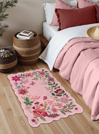 Lahome Floral Washable Entryway Rug, 2X3 Soft Kitchen Rugs Non-Slip, Ultra-Thin - Image 3