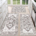 HEBE Boho Kitchen Rug Sets 3 Piece by HEBE