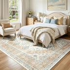 Lofus Vintage Living Room Rugs 8x10, Soft Machine Washable Area Rug - Image 2