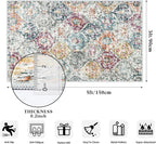Lahome Moroccan Hallway Rug, Ultra-Thin Oriental Carpet - Image 2