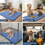 Smiry Dog Door Mat for Muddy Paws 24x16, Absorbent Dirt Trapper, Non-Slip - Image 6