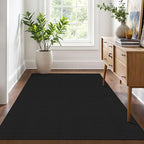 IOHOUZE Washable Area Rug 4x6 Non Slip Rubber Backed Woven Rugs - Image 8