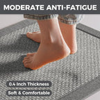 YDKGL Kitchen Rugs Mat Non Slip Washable, 0.4" Thick Anti Fatigue Cushioned - Image 4