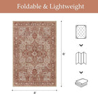 GENIMO Outdoor & Indoor Area Rug 4'x6', Waterproof, Non-Shedding, Easy Cleaning - Image 2