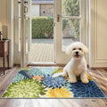 Arenarug 2x3 Colorful Washable Small Rug Tropical Botanical Modern Floral by ArenaRug