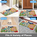 Rnivvi Front Door Mat, Heavy Duty Low Profile Anti-Slip Entryway Rug - Image 8