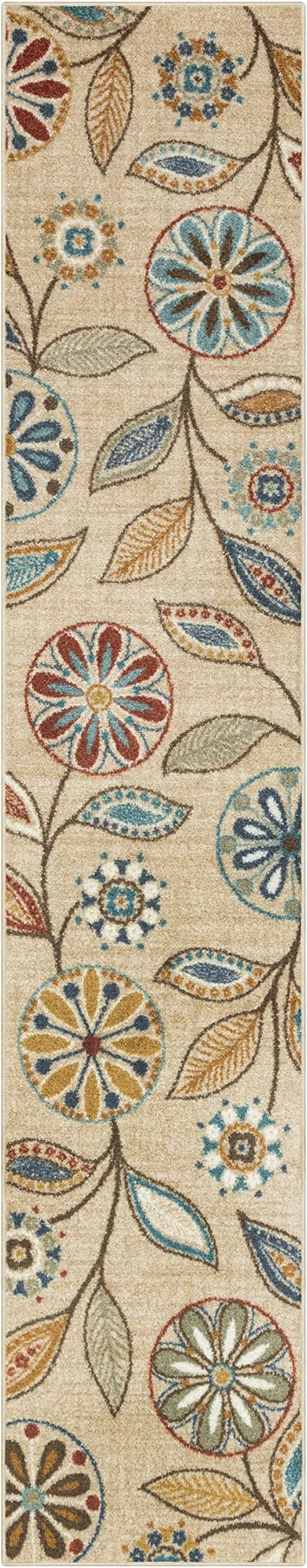Maples Rugs Reggie Floral Runner Rug by MaplesRugs