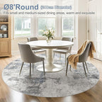 DMOYEST 8ft Round Area Rug for Living Room - Image 2