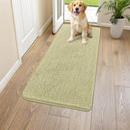 Smiry Dog Door Mat for Muddy Paws 47x24, Absorbent Dirt Trapper, Non-Slip by Smiry