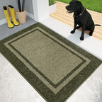PURRUGS Dirt Trapping Door Mat 20" x 32", Non-Slip Machine Washable Entryway Rug by PURRUGS