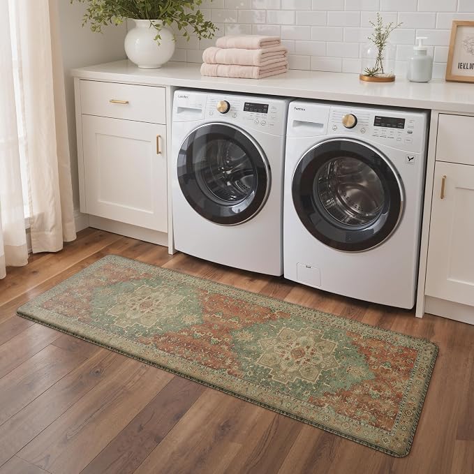 GENIMO Kitchen Mats for Floor 2PCs, Washable Anti Fatigue Mat for Cushioned - Image 7
