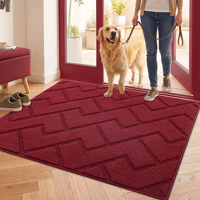hicorfe Front Door Mat Outside Entrance, Stain and Fade Resistant, Non Slip by Hicorfe