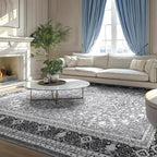 Lessymo 8 x 10 Area Rugs for Living Room, Machine Washable Area Rugs Boho Faux by Lessymo