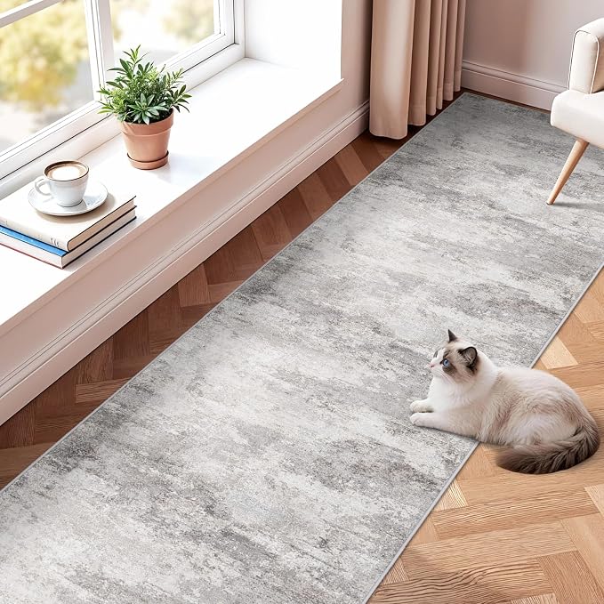 2'6x14 Extra Long Runner Rug : Washable Non-Slip Carpet - Image 4