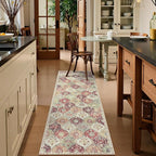 Lahome Moroccan Trellis Hallway Rug, 2x5 Washable Runner Rug Non Slip Kitchen - Image 3