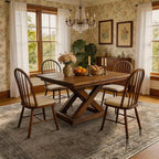 LIANLAM 6x9 Washable Area Rug, Vintage Boho Traditional Pattern, Non-Slip Stain - Image 3