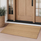 MatEssenz 27.5"x43" Washable Outdoor Front Door Mat, Textured Natural Woven - Image 7