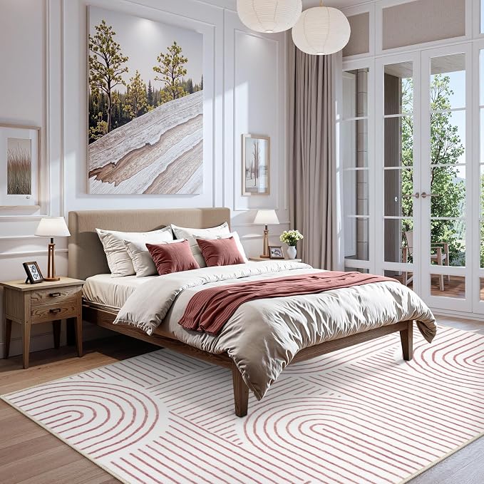Lahome Abstract 6x9 Area Rugs, Soft Washable Rugs - Image 6