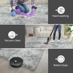 Shag Area Rugs for Bedroom Living Room, 8X10 Ultra Soft Fluffy Area Rugs for - Image 8