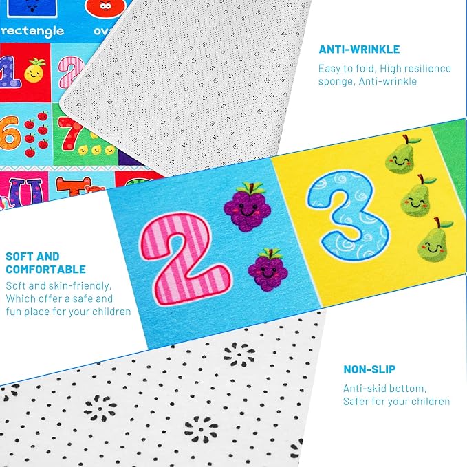 3X5 ABC Kids Rugs for Playroom - Image 5