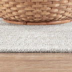 CAMILSON Easy Jute Rug 9x12, Indoor Outdoor Off-White Color Fiber Area Rugs - Image 7
