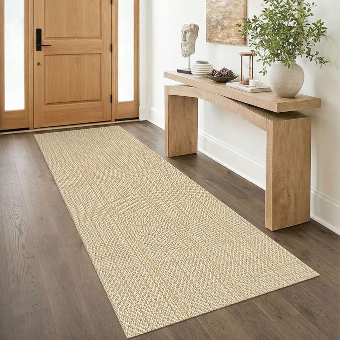 IOHOUZE Washable Runner Rug 3x8 Non Slip Rubber Backed Wide Hallway Runner by iOhouze