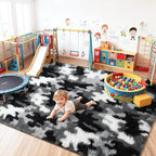 AROGAN Soft Fuzzy Kids Rugs for Girls Room Playroom 8x10 Feet, Fluffy Cute - Image 2
