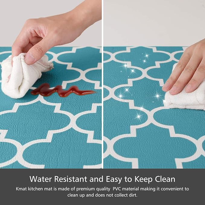 KMAT Kitchen Mat Cushioned Anti-Fatigue Kitchen Rug, Waterproof Non-Slip Mats - Image 4
