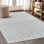 Lahome Moroccan Washable Living Room Area Rug 3x5 Small Rugs - Image 2