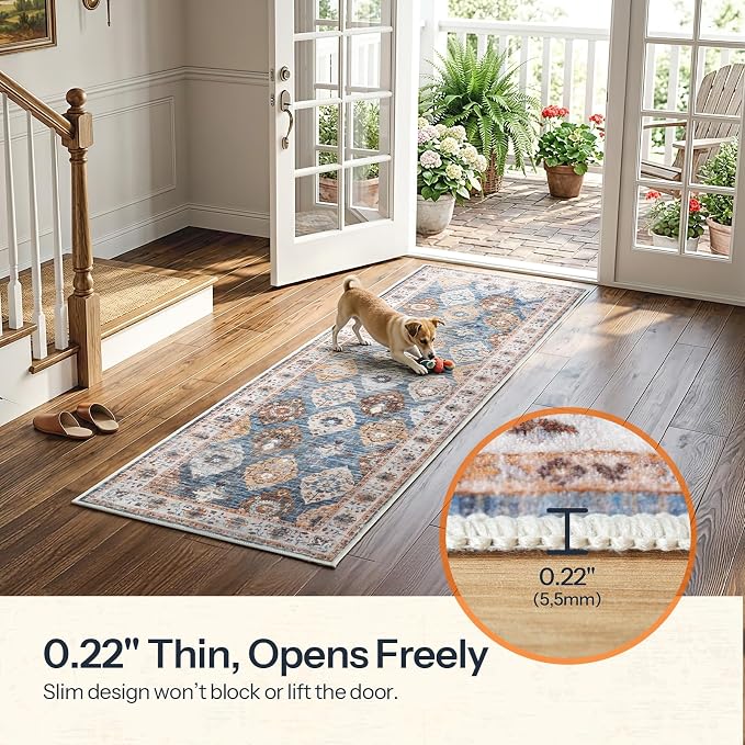 HOOBRO 2 x 6 Runner Rugs Washable, Area Rugs - Image 3