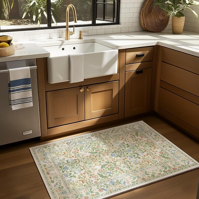 2x3 Washable Area Rugs for Entryway: Throw Small Rug Door Mat Indoor Entrance - Image 2