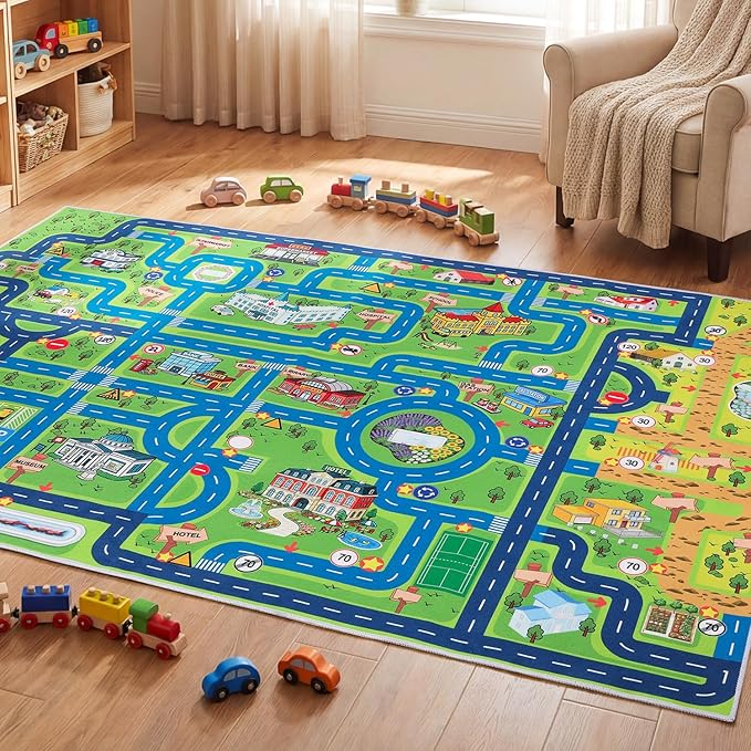 Esup 4'x6' Non-Slip Kids Rugs Perfect - Image 6