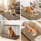 Smiry Dog Door Mat for Muddy Paws 71x46, Absorbent Dirt Trapper, Non-Slip - Image 7