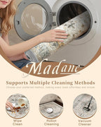 Madane Washable Area Rug 2x3, Small Entryway Rug Non-Slip Vintage Door Mat - Image 8