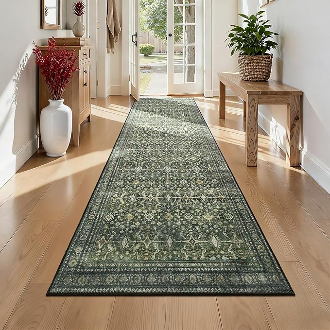 Lofus 2x10 Area Rug for Hallways, Low Pile Soft Carpet Runner for Kitchen - Image 5