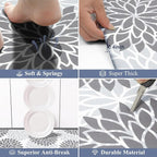 HEBE Anti Fatigue Kitchen Rugs Sets of 2, Non Slip Kitchen Mats - Image 3