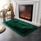 EasyJoy Ultra Soft Fluffy Shaggy Area Rug Faux Fur Rug Chair Cover Seat Pad by EasyJoy