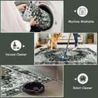 Moynesa Ultra-Thin Washable Vintage Area Rug - Image 3