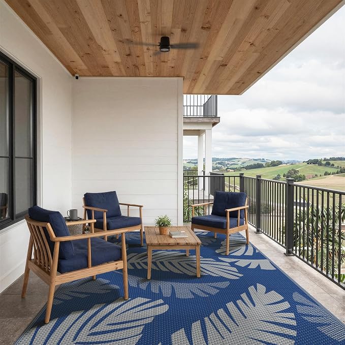 GENIMO Waterproof Outdoor Rug 6' x 9' - Image 6