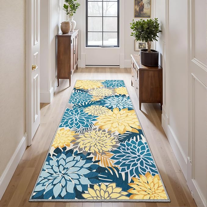 Colorful 2x6 Washable Runner Rug - Image 2
